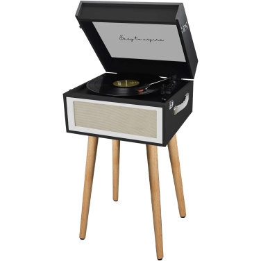 Prixton Detroit vinyl turntable, product image, Black (5)