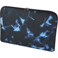 Mila 17" sublimation laptop sleeve, Black / White