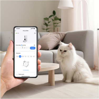 Prixton smart wifi automatic pet feeder, product image, White (2)