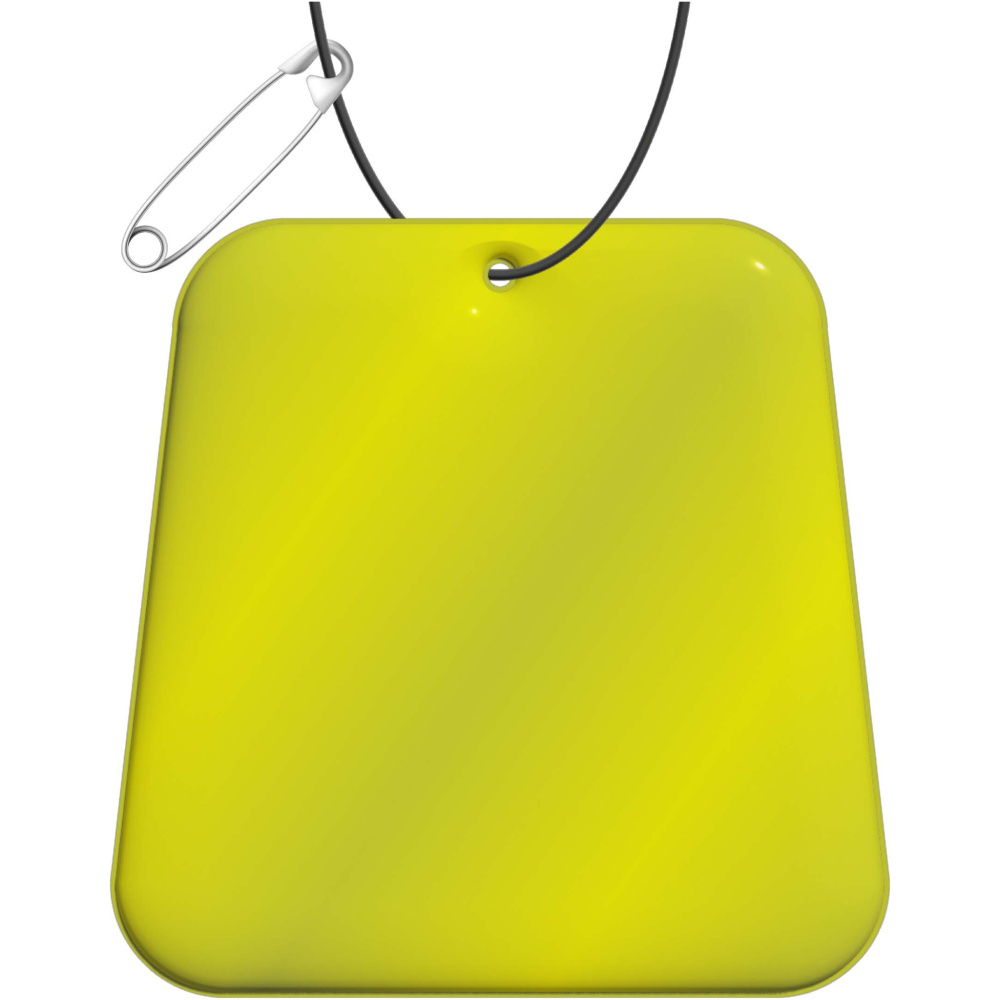 RFX™ H-09 trapezium reflective PVC hanger, Neon yellow, product image