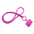 Tubyard lanyard phone holder with elastic tube, Pink