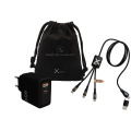 SCX.design C55 65W cable and adapter set, Black