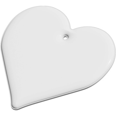 RFX™ H-16 heart-shaped lightweight reflective PVC hanger, product image