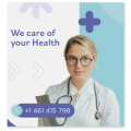 10-pieces plasters with full colour printed paper envelope, White