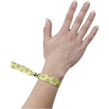 Evi recycled PET festival bracelet with metal closure, product image