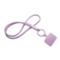 Tubyard lanyard phone holder with recycled plastic tube, Lilac