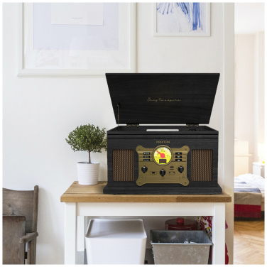 Prixton Century vinyl turntable and music player, product image