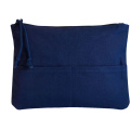 Citizen Green Zipzip organic cotton accessory pouch, Navy