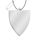 RFX™ H-12 badge reflective PVC hanger, White
