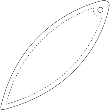 RFX™ H-12 ellipse reflective PVC hanger, product image