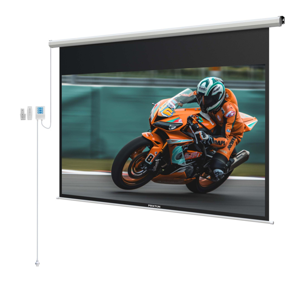Prixton Cinema Max 100" projection screen, White, product image