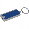 Plastic keyring AGUSTIN, blue