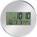 Wall clock TEOBALD, grey