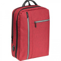 Waterproof backpack EDITH, burgundy
