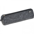 Pencil case made of recycled felt WALERIAN, dark grey