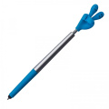 Plastic pen Smile Hand CrisMa KARINA, turquoise