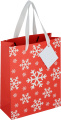Small paper gift bag XMAS NATAN, red