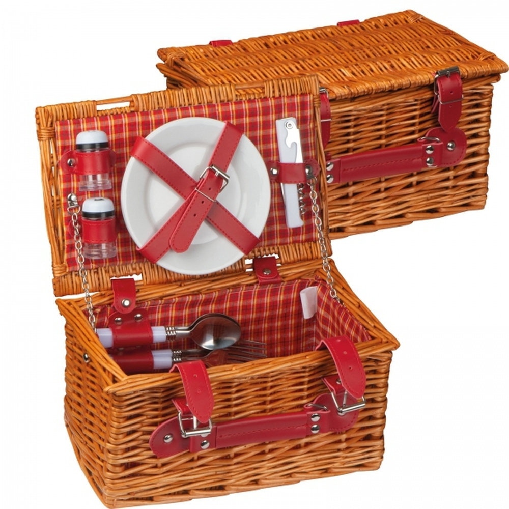 Picnic basket for 2 people SHARON, brown, product image