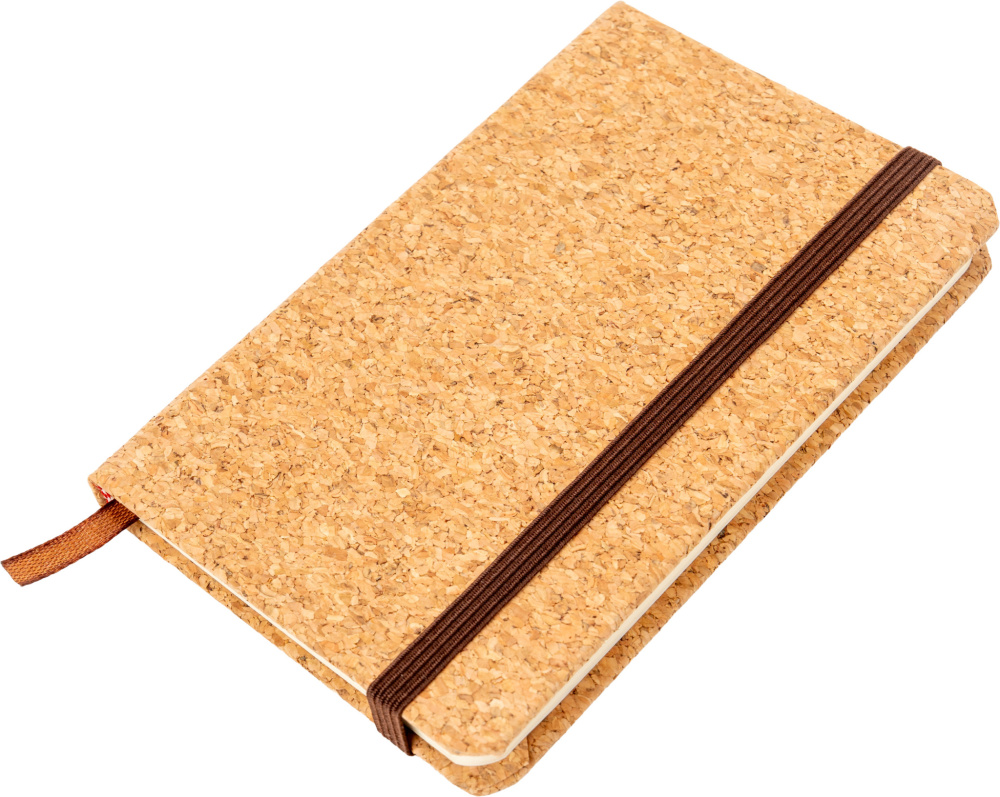 Notebook A6 lined MELVIN, beige, product image