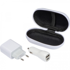 Travel charger and plug set TESSA