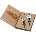 Pizza set FELICIA, black