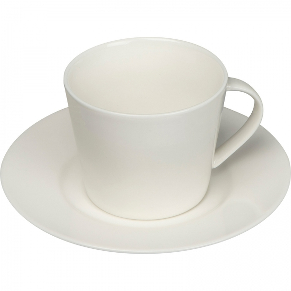 Ceramic cup with saucer 175 ml LYNN, product image