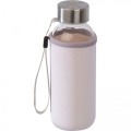 Glass bottle with sleeve 300 ml LOTTE, white