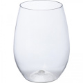Plastic glass 450 ml CECYLIA, transparent