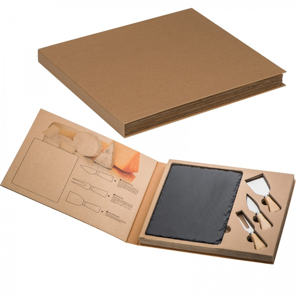 Cheese set VIOLA, dark grey, product image