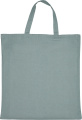 Cotton bag with short handle 140 g/m² MARSHALL, olive