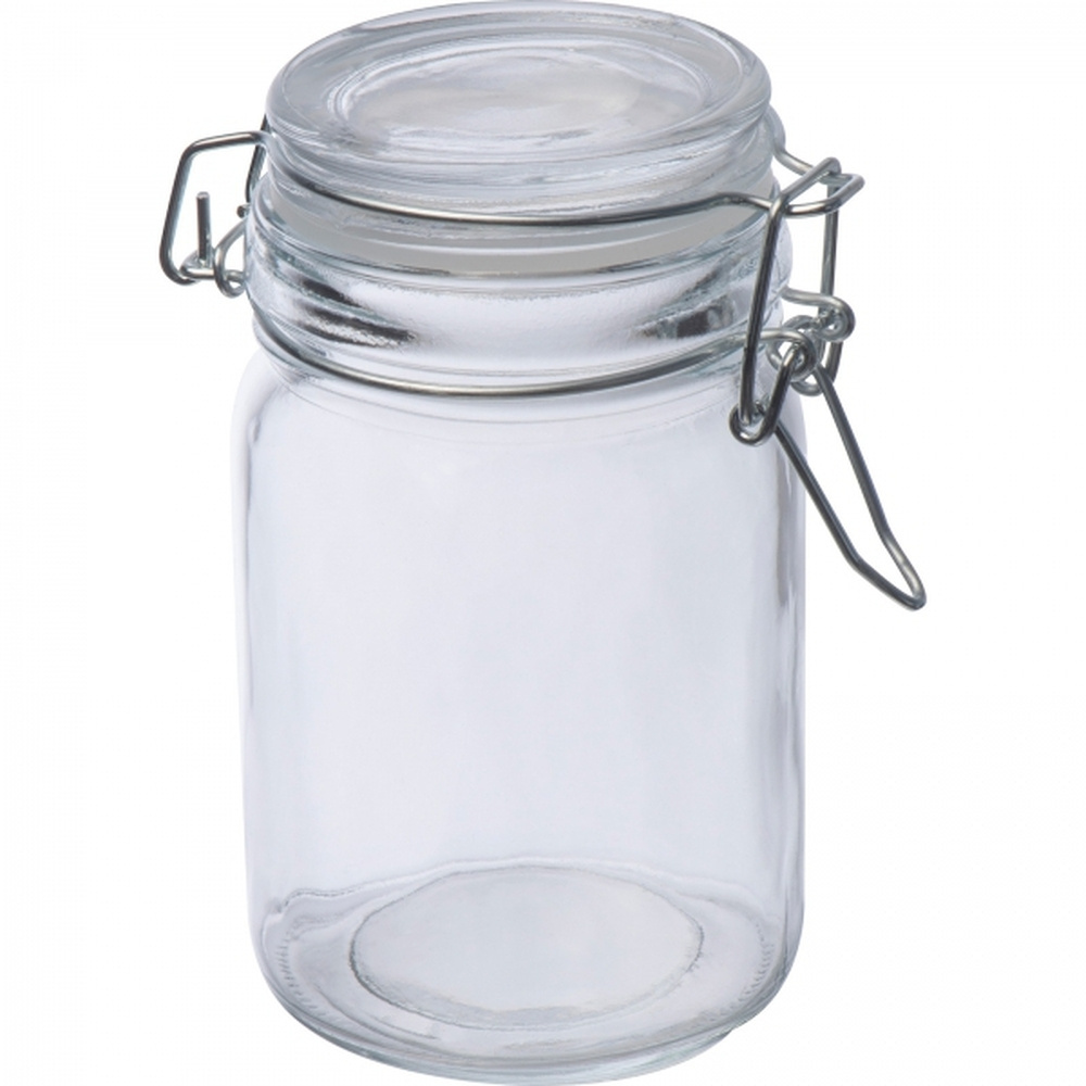 Glass jar 200 ml BROOKE, transparent, product image