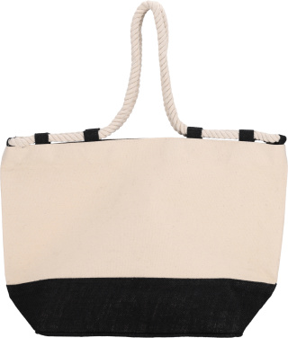 Cotton and jute beach bag LIANA, product image