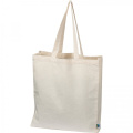 Cotton bag with long handles 180 g/m2 JUNE, beige
