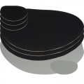 Set of table mats MAXIMO, black