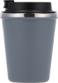 Thermal mug 350 ml with recycled coating METODY, grey
