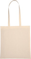 Cotton bag with long handles 180 g/m2 GIULIA, beige