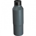 Thermal bottle 600 ml CrisMa made of recycled steel PENNY, dark grey