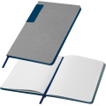 Lined notebook A5 EVAN, navy blue