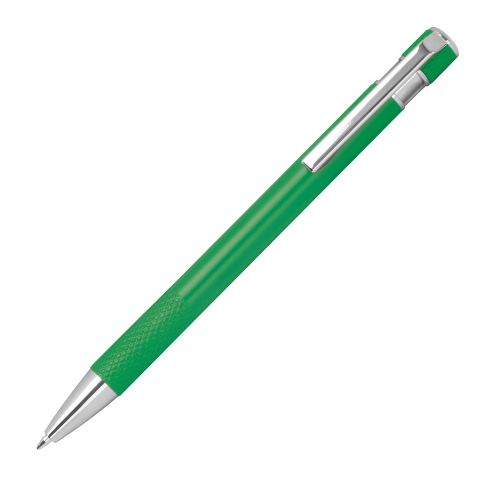 Recycled aluminum pen JULIO, green, product image (1)