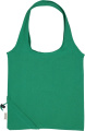 Foldable bag made of recycled cotton and polyester 118 g/m² ANJA, green