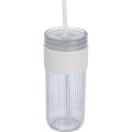 Straw cup 660 ml SOLEDAD, white