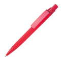 Soft-touch plastic pen ORLANDO, red