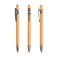 Bamboo Ballpoint pen with touchpen / Boouchllor, Light green