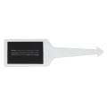 PVC luggage tag / Wandry, White