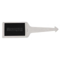 PVC luggage tag / Wandry, Transparent