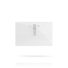 PVC badge with safety pin holder / Wyres