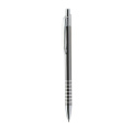 Metal ball pen, with 7 rings / Sring, Light Grey