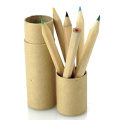 Set of 6 colour pencils in tube / Artkid, Recycled