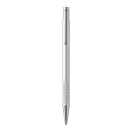Metal ball pen, with silver coloured details / Kubbing, Silver