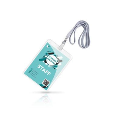PVC badge with polyester lanyard / Badgeyard, product image